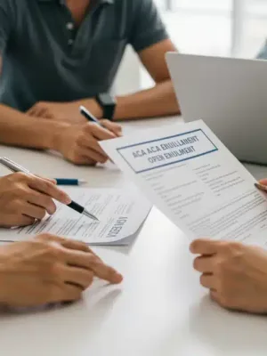 People reviewing health insurance plans for 2026 ACA Open Enrollment