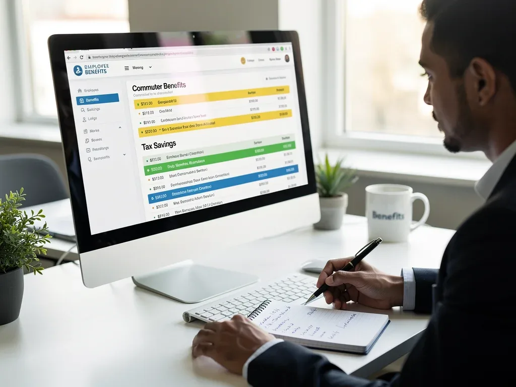 Reviewing commuter benefit statements for maximum savings