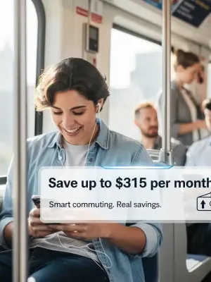 Optimizing Commuter Benefits 2026: Person saving money on public transport