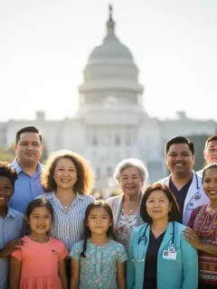 Diverse group of people symbolizing expanded healthcare access