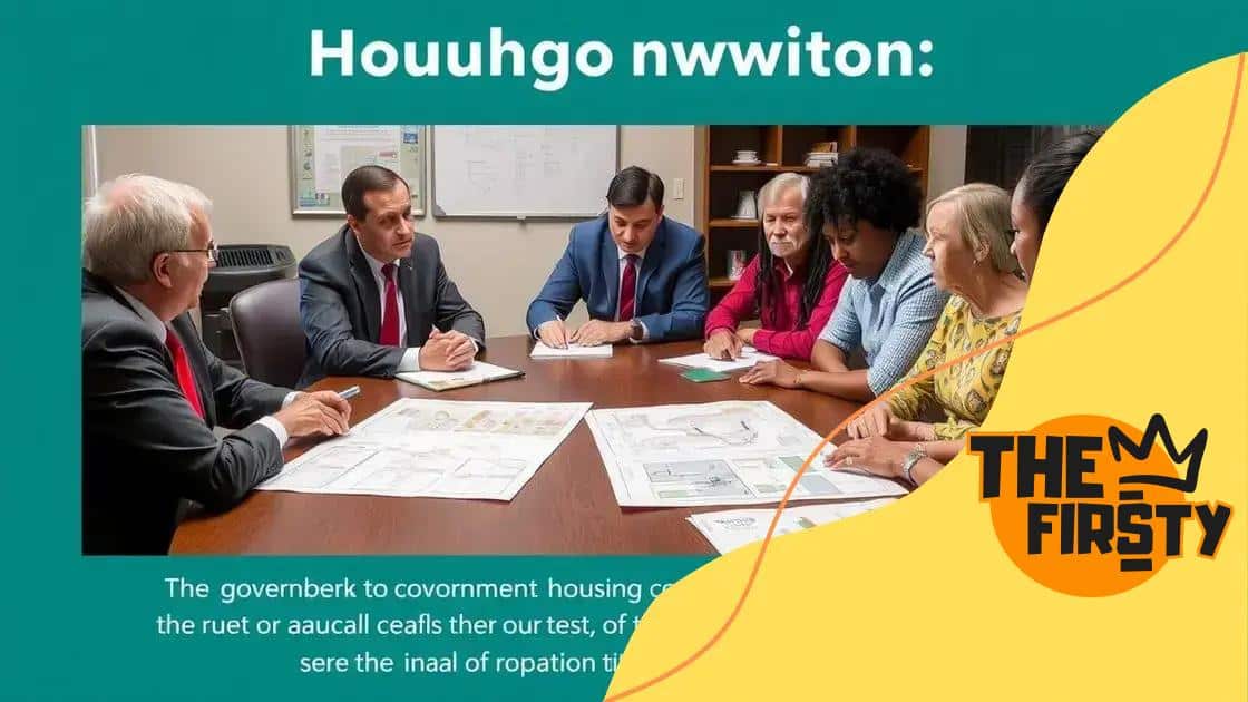 Local government roles in supporting housing security