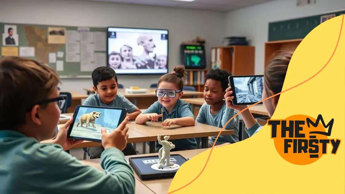 Real-world applications of AR in classrooms