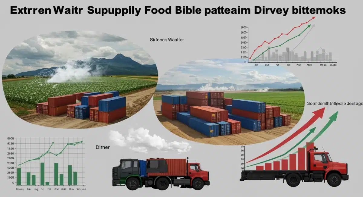 Factors contributing to food price increases, including climate and logistics.