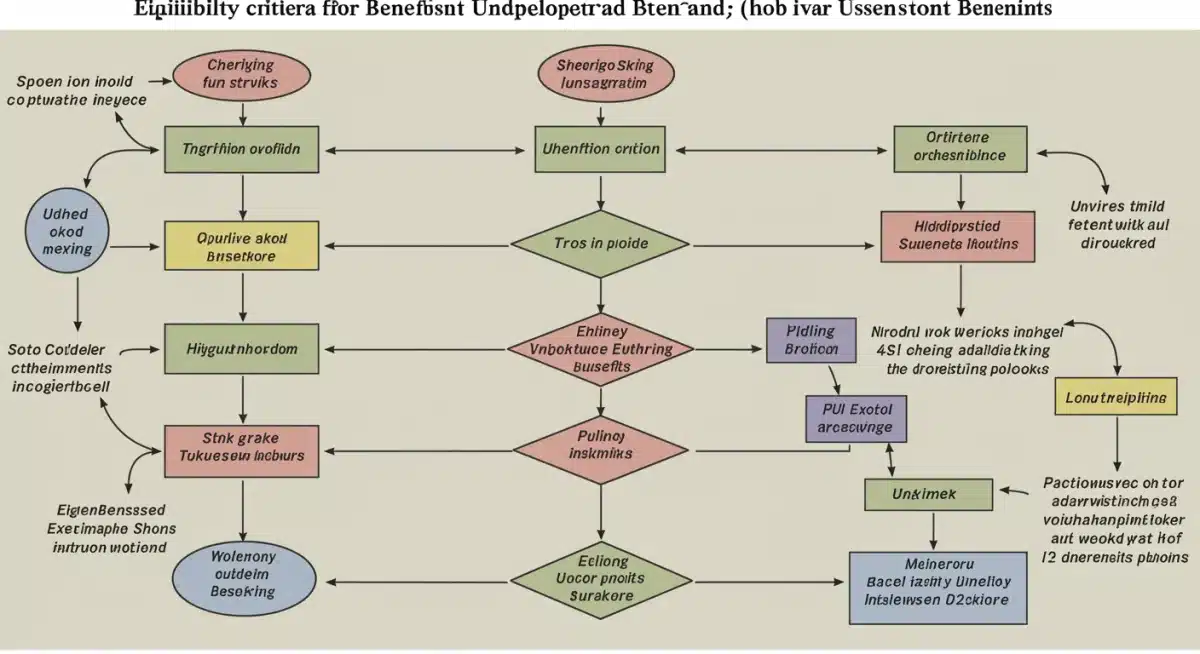 Infographic showing unemployment benefits eligibility and extension pathways 2026