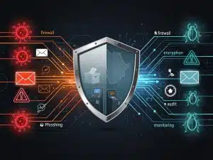 Cybersecurity threats converging on a protective shield for election systems