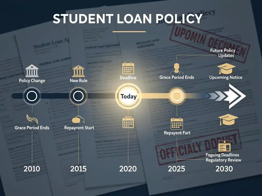 Student loan policy changes timeline and key dates