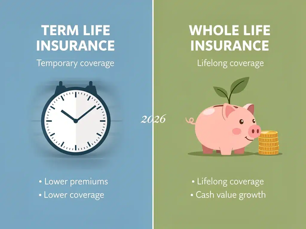 Term vs. Whole Life Insurance 2026: A Detailed Comparison